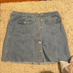 jean skirt